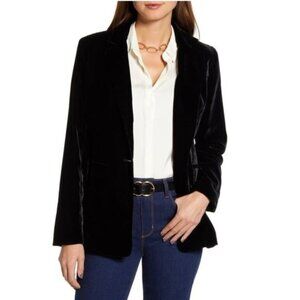 Halogen Velvet Blazer